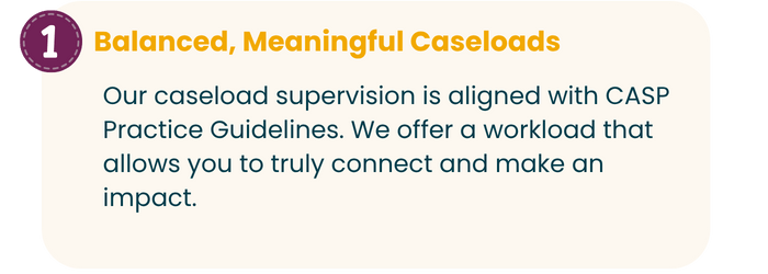 Our BCBA's Have Balanced, Meaningful Caseloads