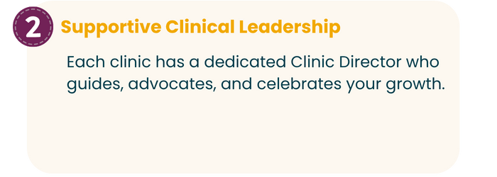 Our Autism Clinics Have Supportive Clinical Leadership