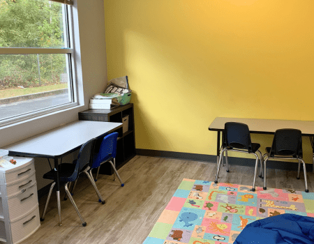 Our autism clinics are bright and colorful