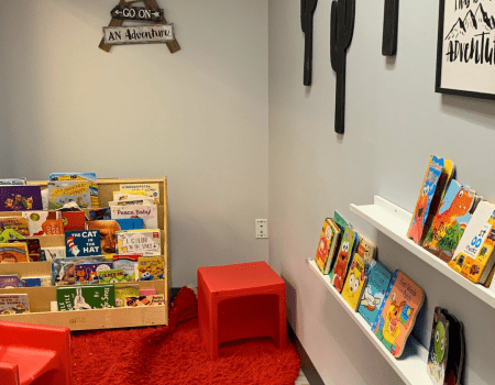 We do reading based activities during autism therapy