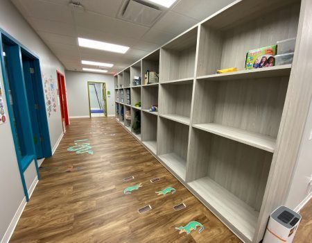 Main Hallway and Storage Cubbies in Mount Lebanon, PA
