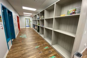 Main Hallway and Storage Cubbies in Mount Lebanon, PA